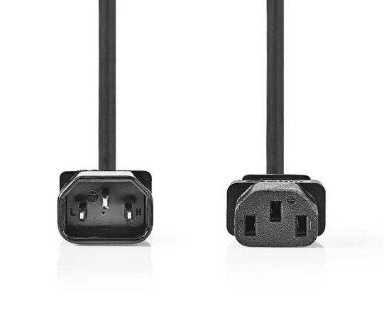 Power extension cord 2mtr IEC-320-C14 - IEC-320-C13 