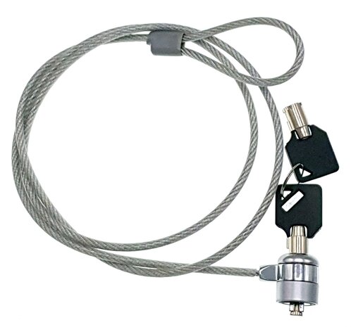 Notebook lock key different with 2 keys