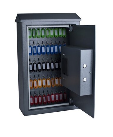 High security outdoor key cabinet 50 keys 