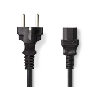 Power cable 1.8mtr Schuko Male - IEC-320-C13