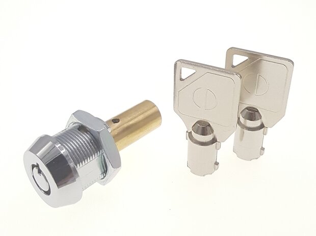 CD Tubular gumball machine lock keyed different incl 2 keys 