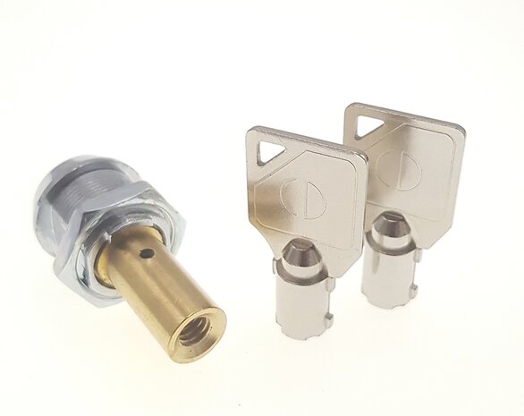 CD Tubular gumball machine lock keyed different incl 2 keys 