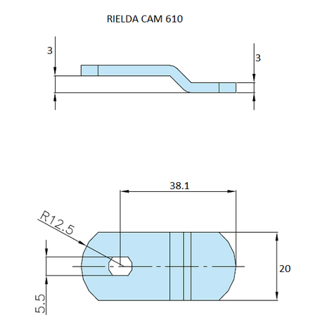 Rielda lock cam 610