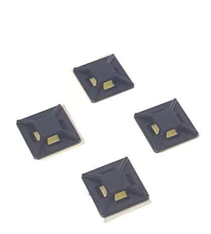 Self Adhesive base 12.5x12.5mm Black