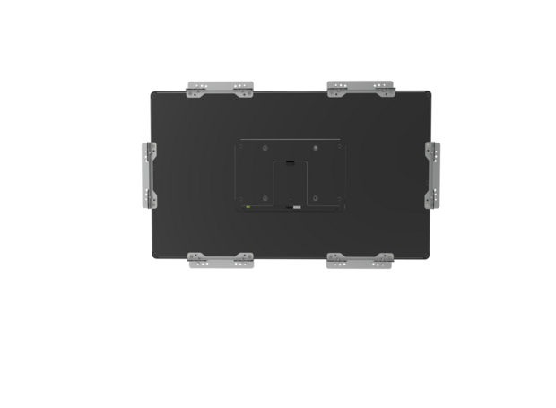 23.8" Monitor with protective glass VGA-HDMI-DP