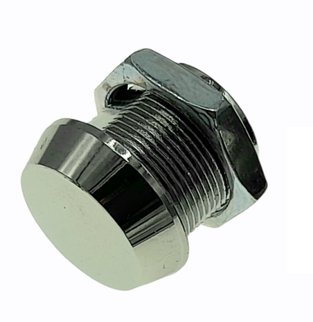 Lock hole cover chrome 16mm