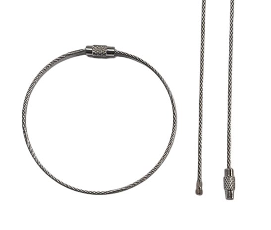 Keyring stainless steel wire 20cm