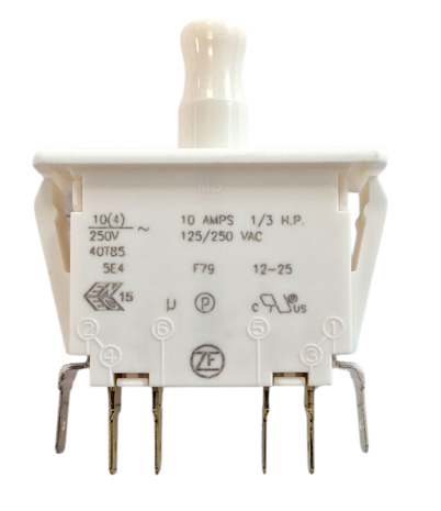 Double pole pushbutton switch 4.8mm F79-66A