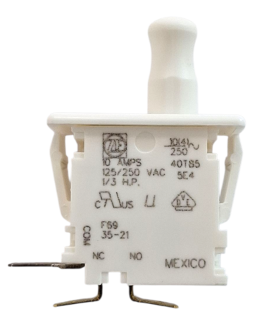 Single pole pushbutton switch 4.8mm F69-65A