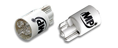 Cluster led 10mm Wedge Base 12V White