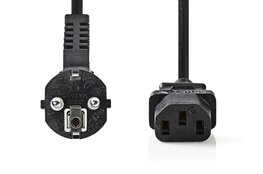 Power cable 1.8mtr Schuko Male - IEC-320-C13