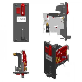Mechanical Coinacceptor with frontplate €0.20