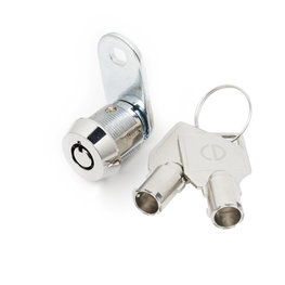 CD Tubular lock 15.9mm 5/8" keyed different incl 2 keys