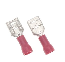 Terminal female 6.3x0.8mm red 0.5-1mm2