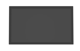 27" Monitor with protective glass VGA-HDMI-DP