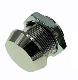 Lock hole cover chrome 16mm