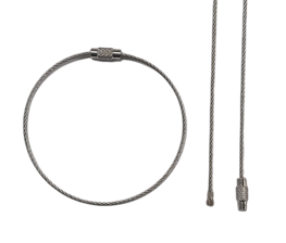 Keyring stainless steel wire 20cm