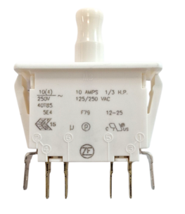 Double pole pushbutton switch 4.8mm F79-66A