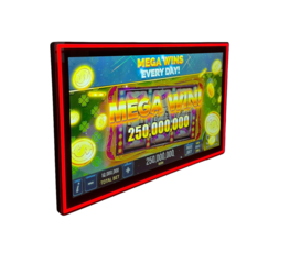 Front Led glass monitor 21.5"