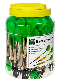 Arrow Darts thick tip 1/4 Green100 pcs