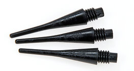 Dart Tips Black Thin 2BA
