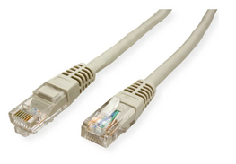 CAT5E UTP Patch cable grey 1mtr